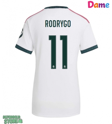Real Madrid Rodrygo Goes #11 Replika Hjemmebanetrøje Dame 2026-27 Kortærmet